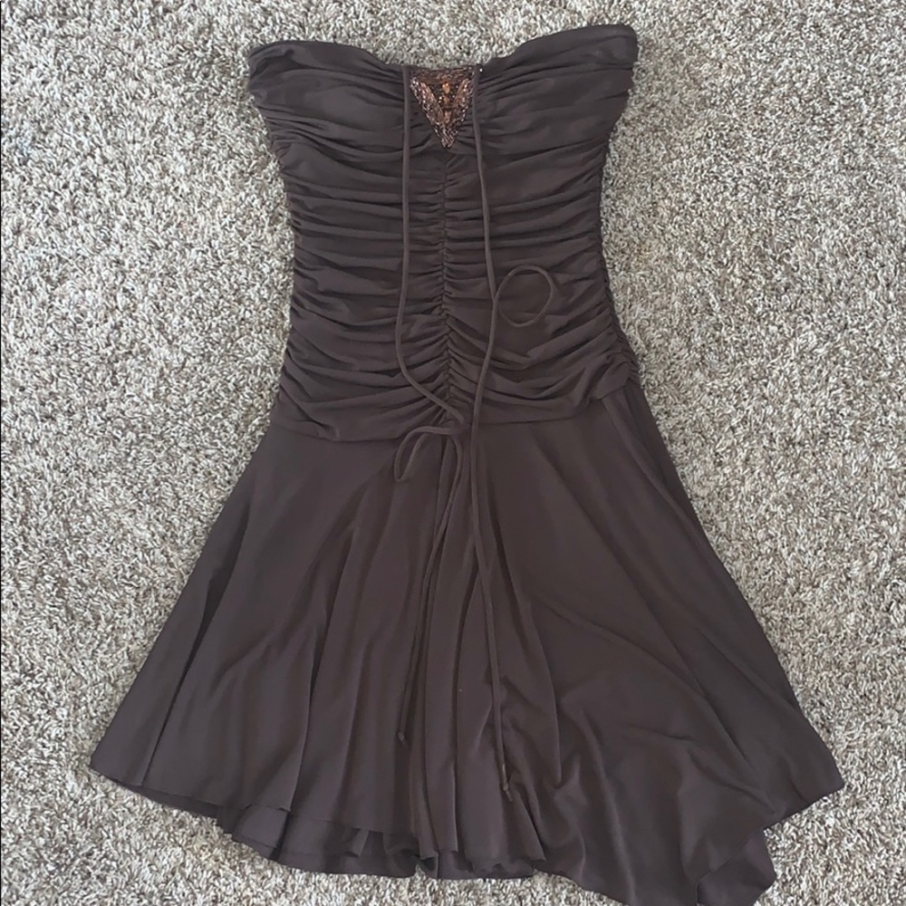 Women’s Brown and Bronze BCBG PARIS Dress